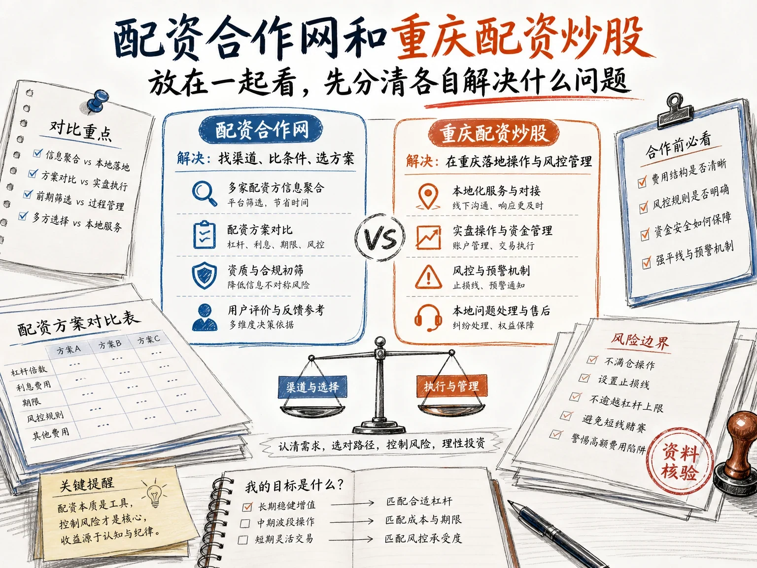 配资合作网和重庆配资炒股放在一起看，先分清各自解决什么问题 插图