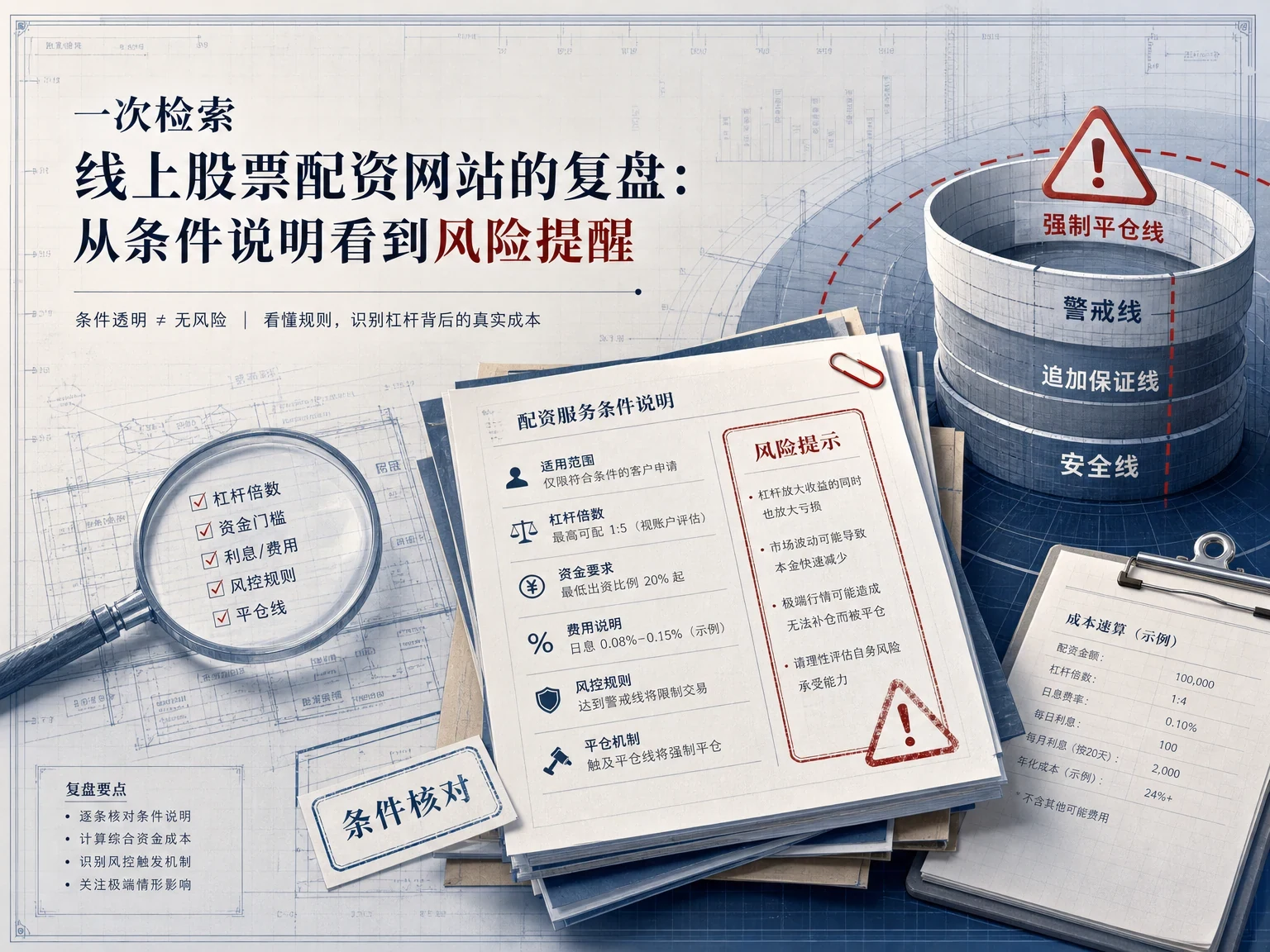 一次检索线上股票配资网站的复盘：从条件说明看到风险提醒 插图