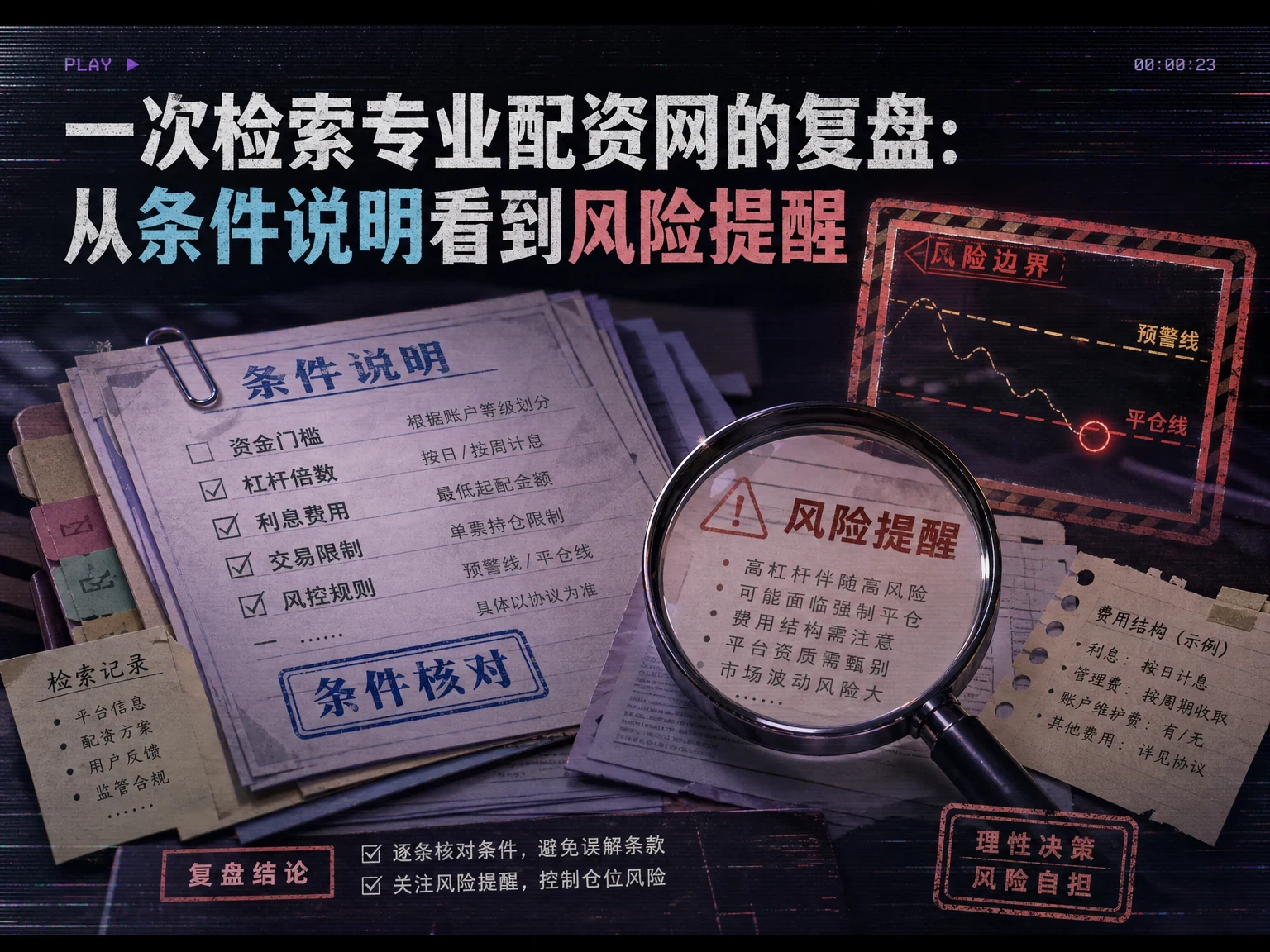 一次检索专业配资网的复盘：从条件说明看到风险提醒 插图