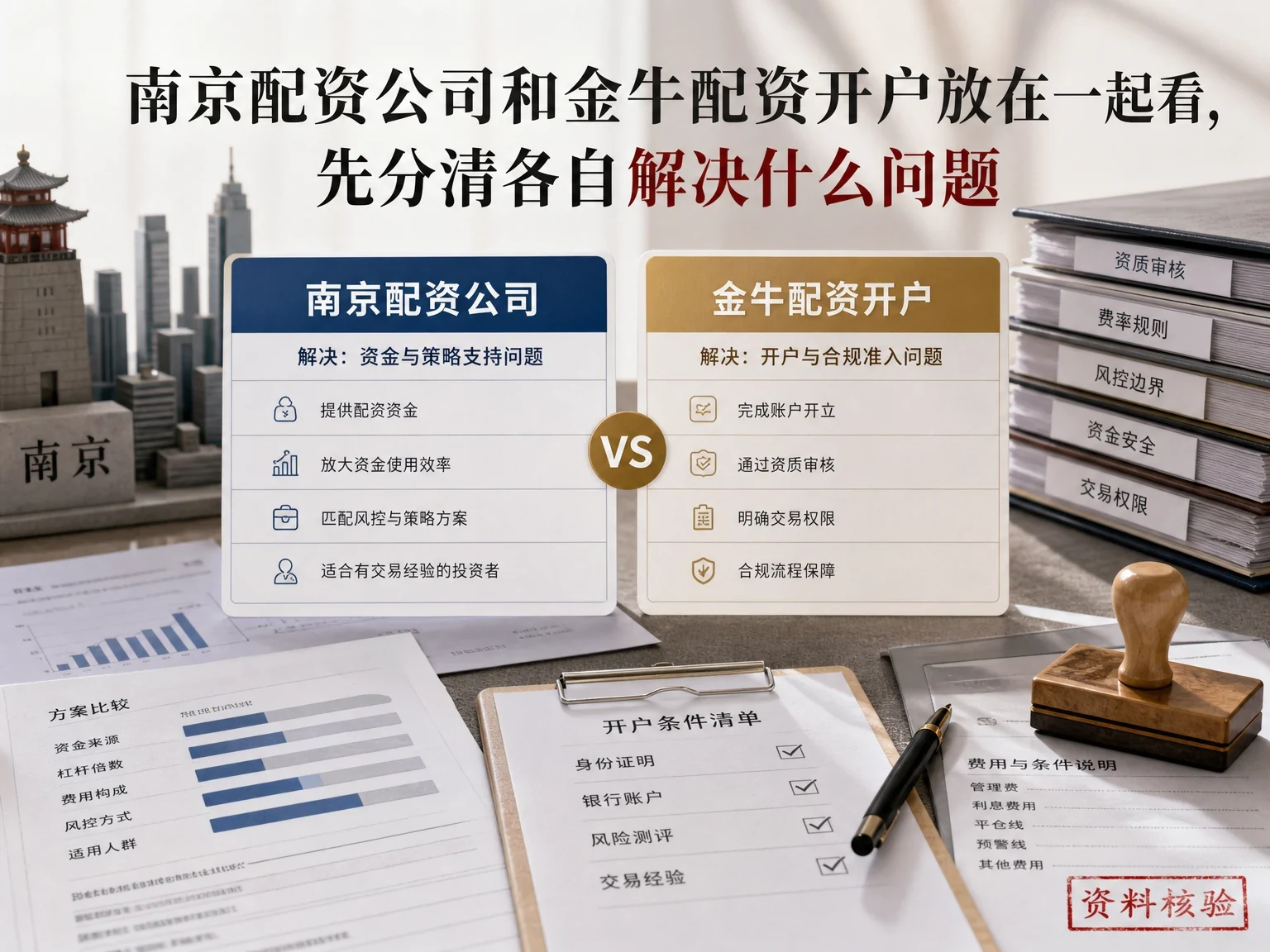 南京配资公司和金牛配资开户放在一起看，先分清各自解决什么问题 插图